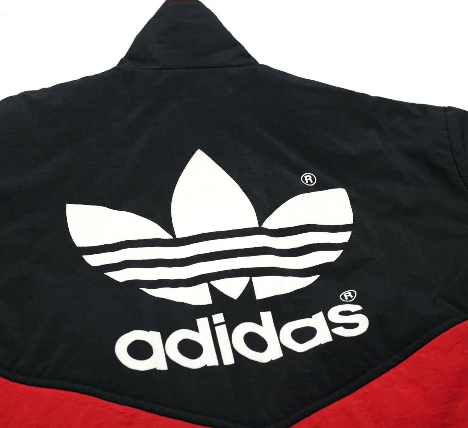 1988/90 MANCHESTER UNITED Vintage adidas Football Bench Coat Jacket (S/M)