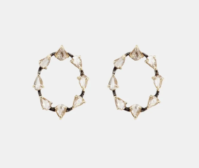 5 OCTOBRE - Bo Jojo Earrings - Diamant