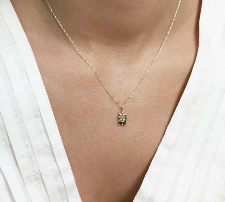 5 OCTOBRE - Ema Multi Necklace - Diamant