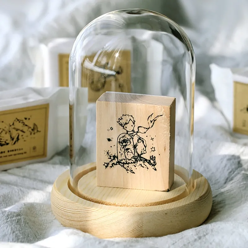 Adventure Journey The Little Prince Series Wooden Rubber Stamp