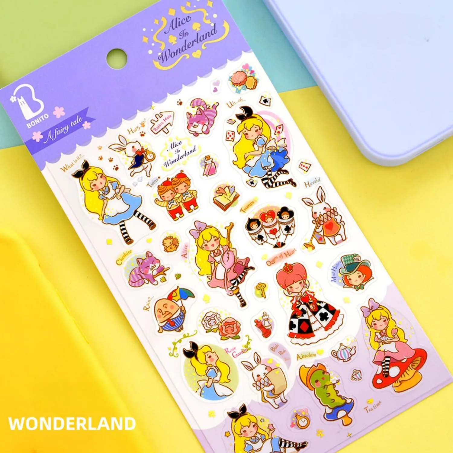 Alice Fairy Tale Waterproof Sticker