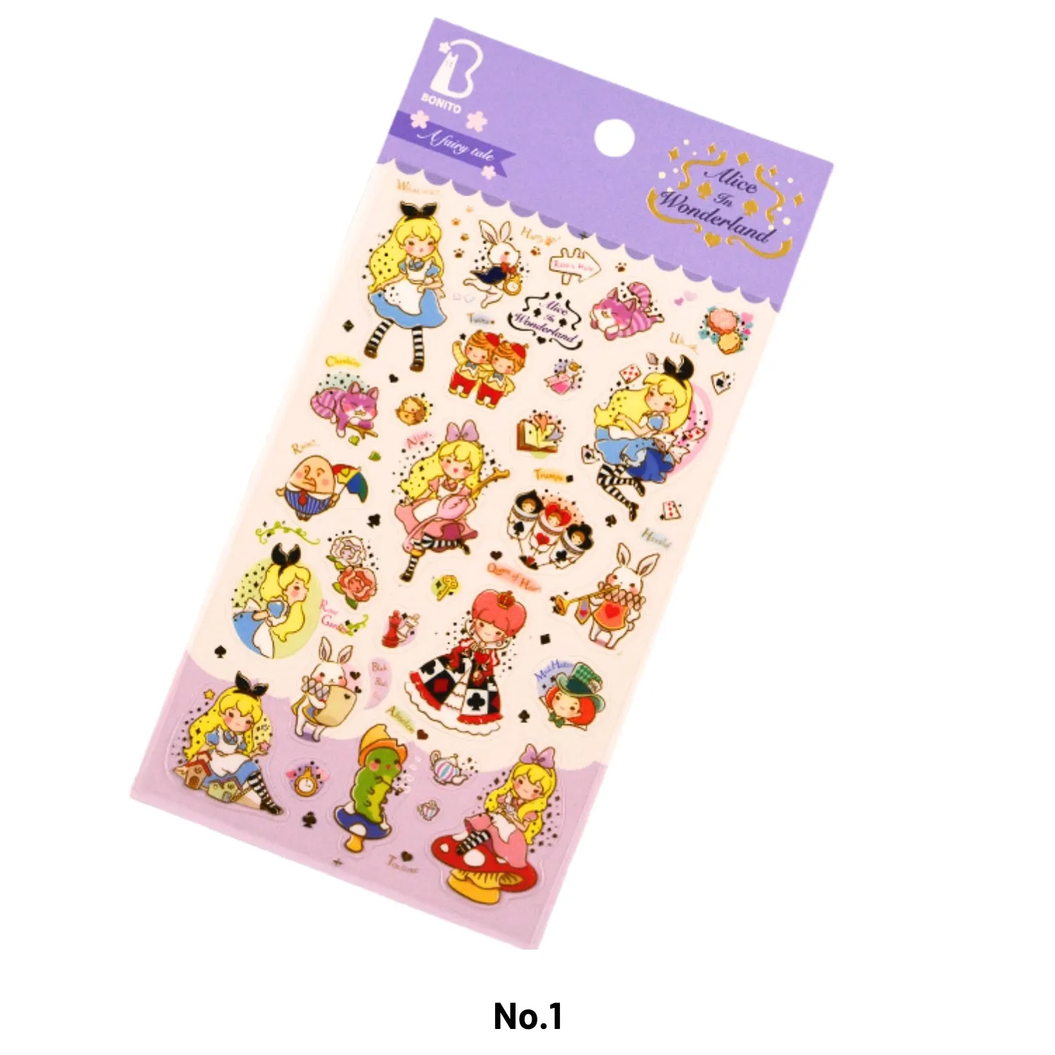 Alice Fairy Tale Waterproof Sticker