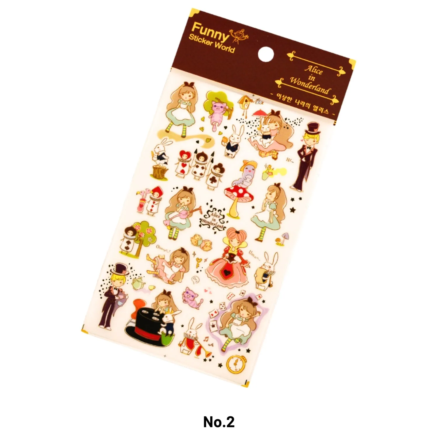 Alice Fairy Tale Waterproof Sticker