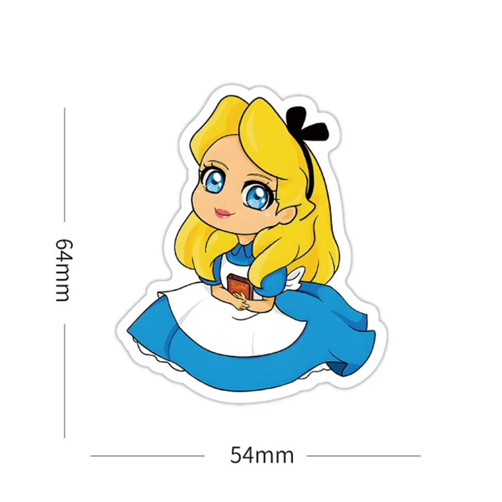 Alice in Wonderland Fairy Tales Cartoon Stickers (50 pcs)