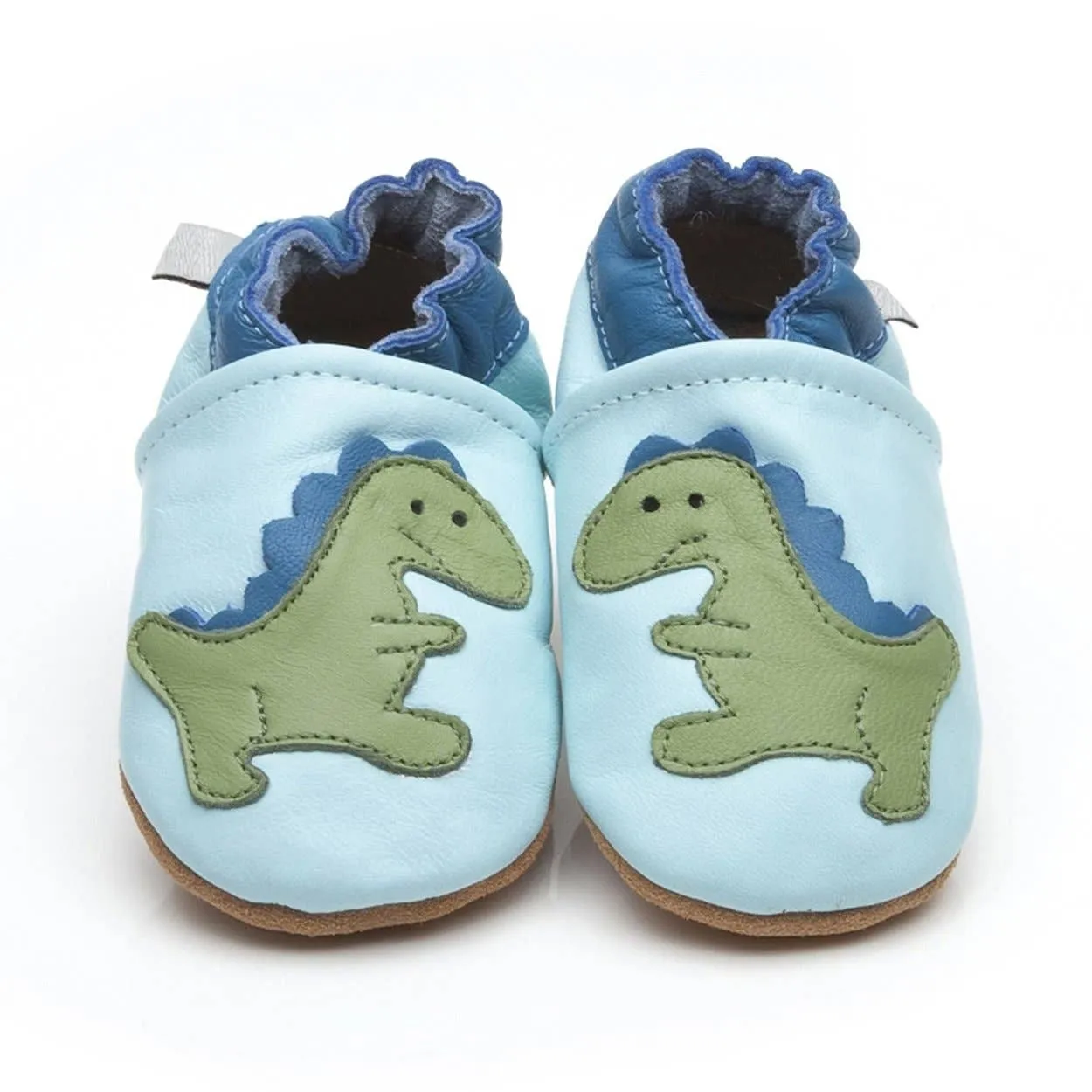 baby dinosaur moccasins