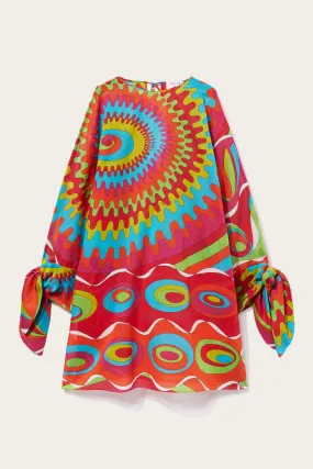 Bersaglio-Print Cotton Kaftan