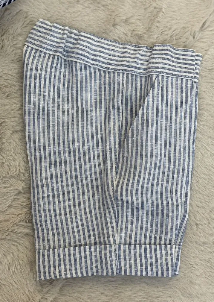 Bimbalo Made in Italy Linen Short Stripe Set