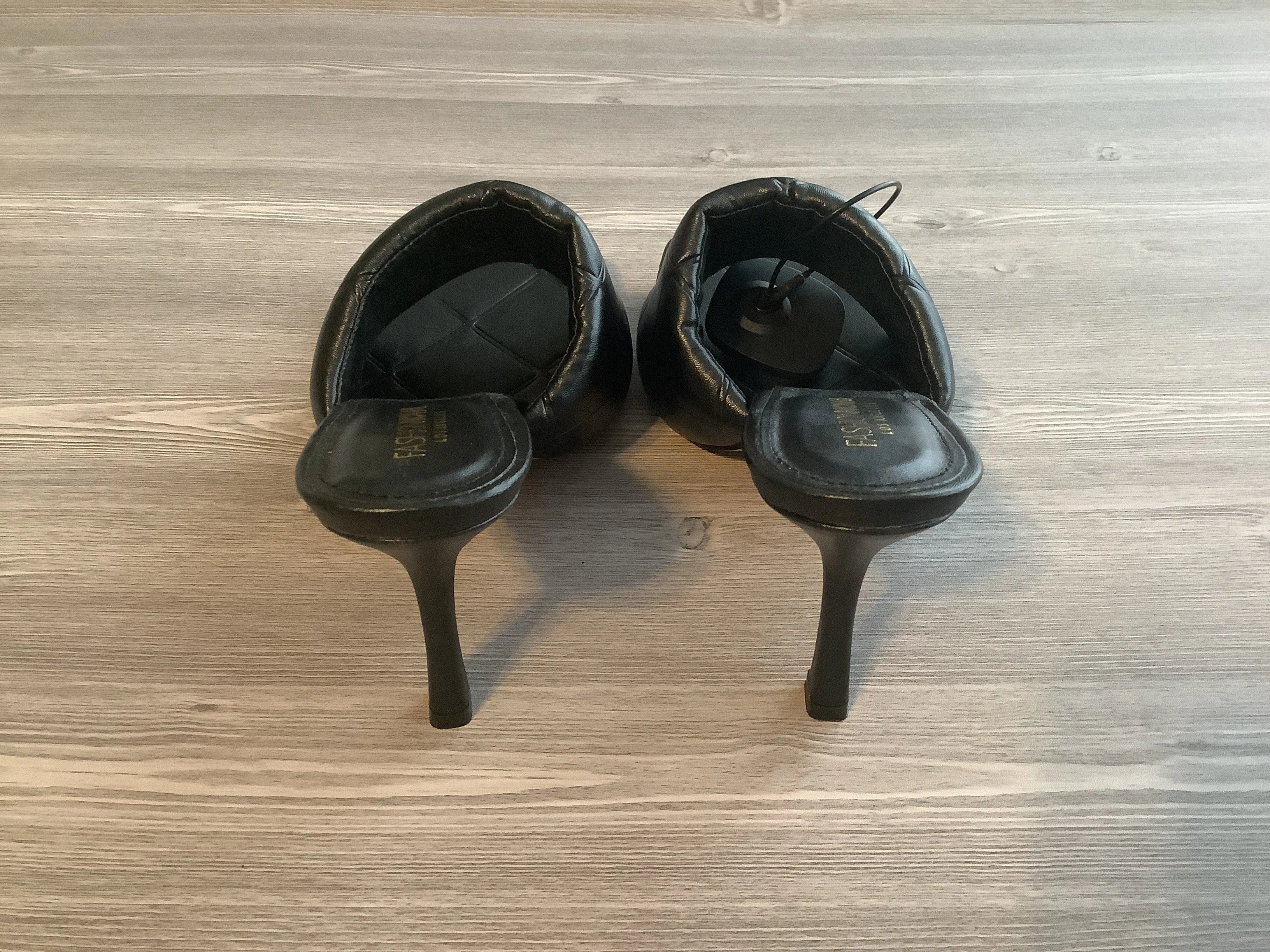 Black Shoes Heels Stiletto Fashion Nova, Size 9