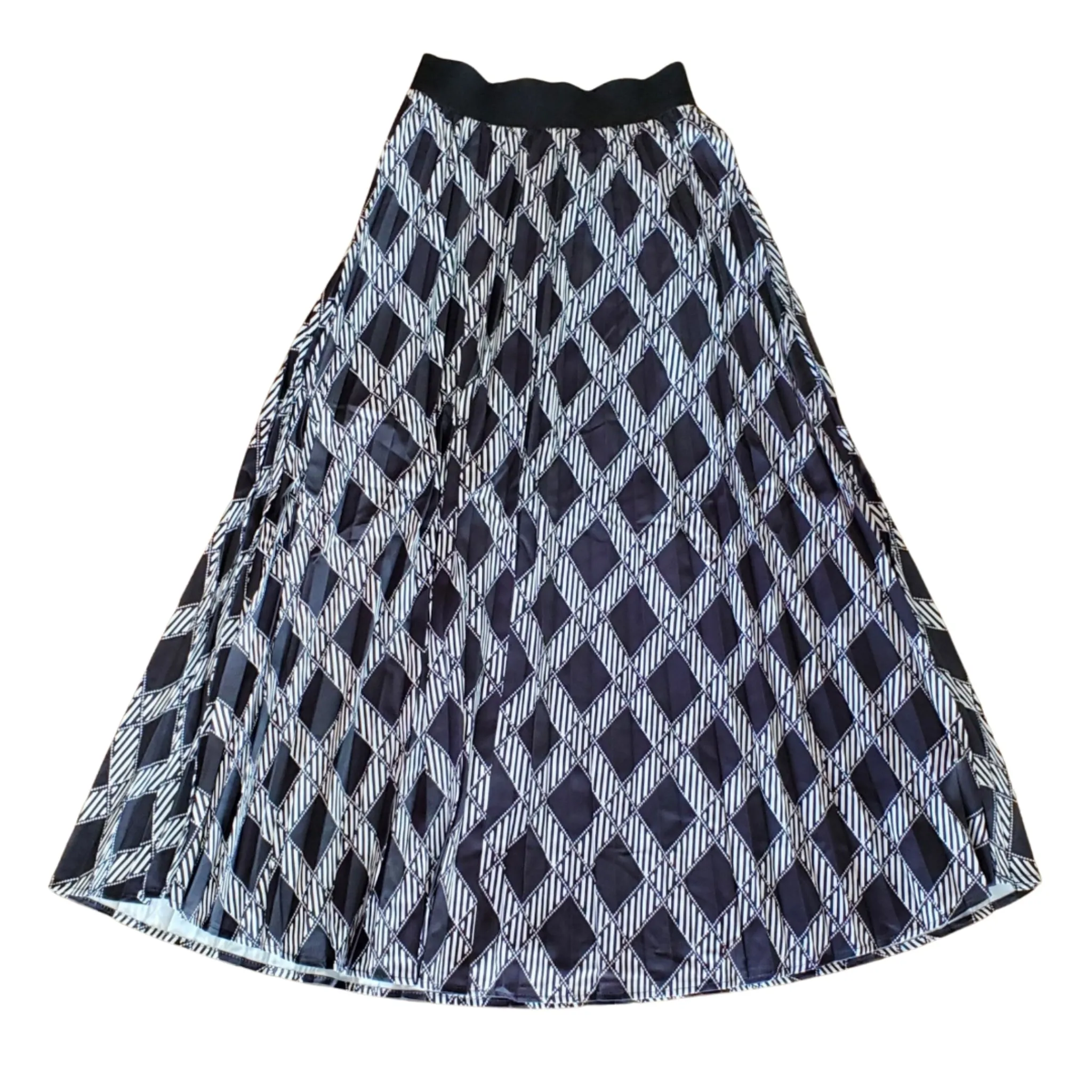 Black/White Naomi Skirt by Lilac Teen