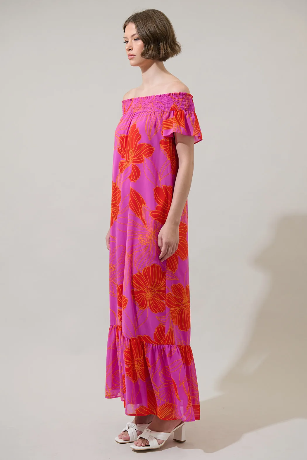 Blakeley Floral Jane Smocked Maxi Dress