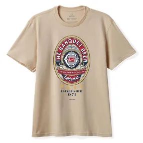 Brixton x Coors Banquet T-Shirt - Cream