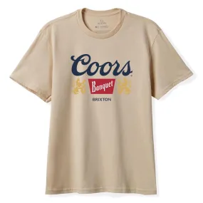 Brixton x Coors Griffin T-Shirt - Cream