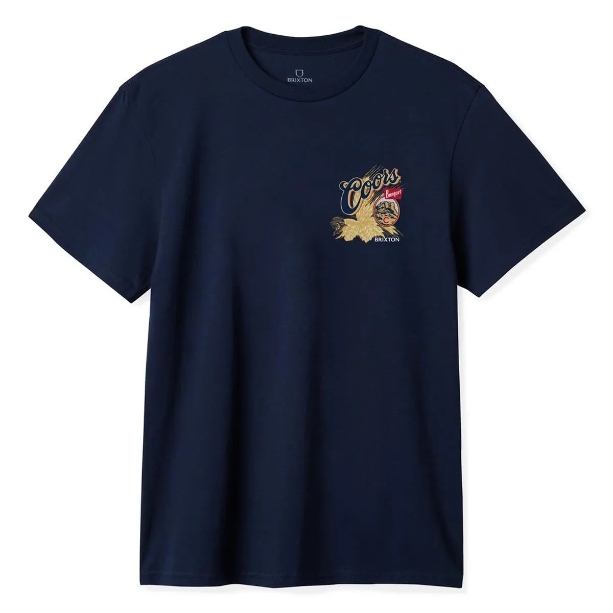 Brixton x Coors Hops T-Shirt - Navy