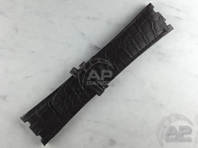 Capolavoro Brown Alligator Leather Strap For Audemars Piguet Diver OEM Buckle