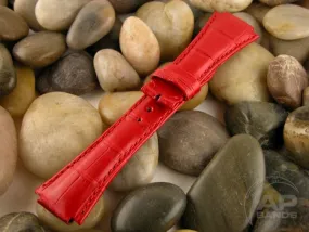 Capolavoro Red Alligator Strap For Audemars Piguet Royal Oak Offshore End Of Days and Older Generation 25770ST