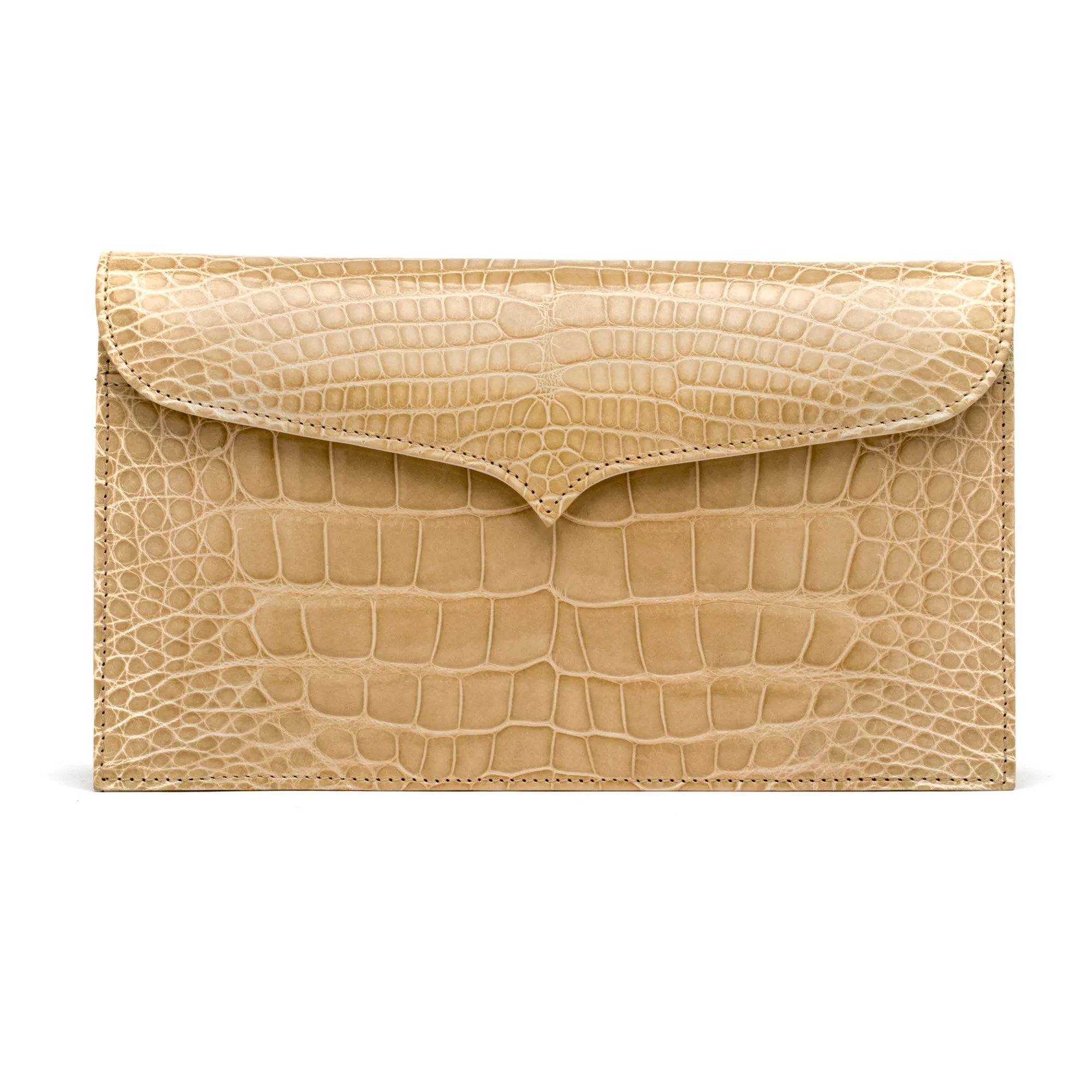 Capri Clutch in Creme