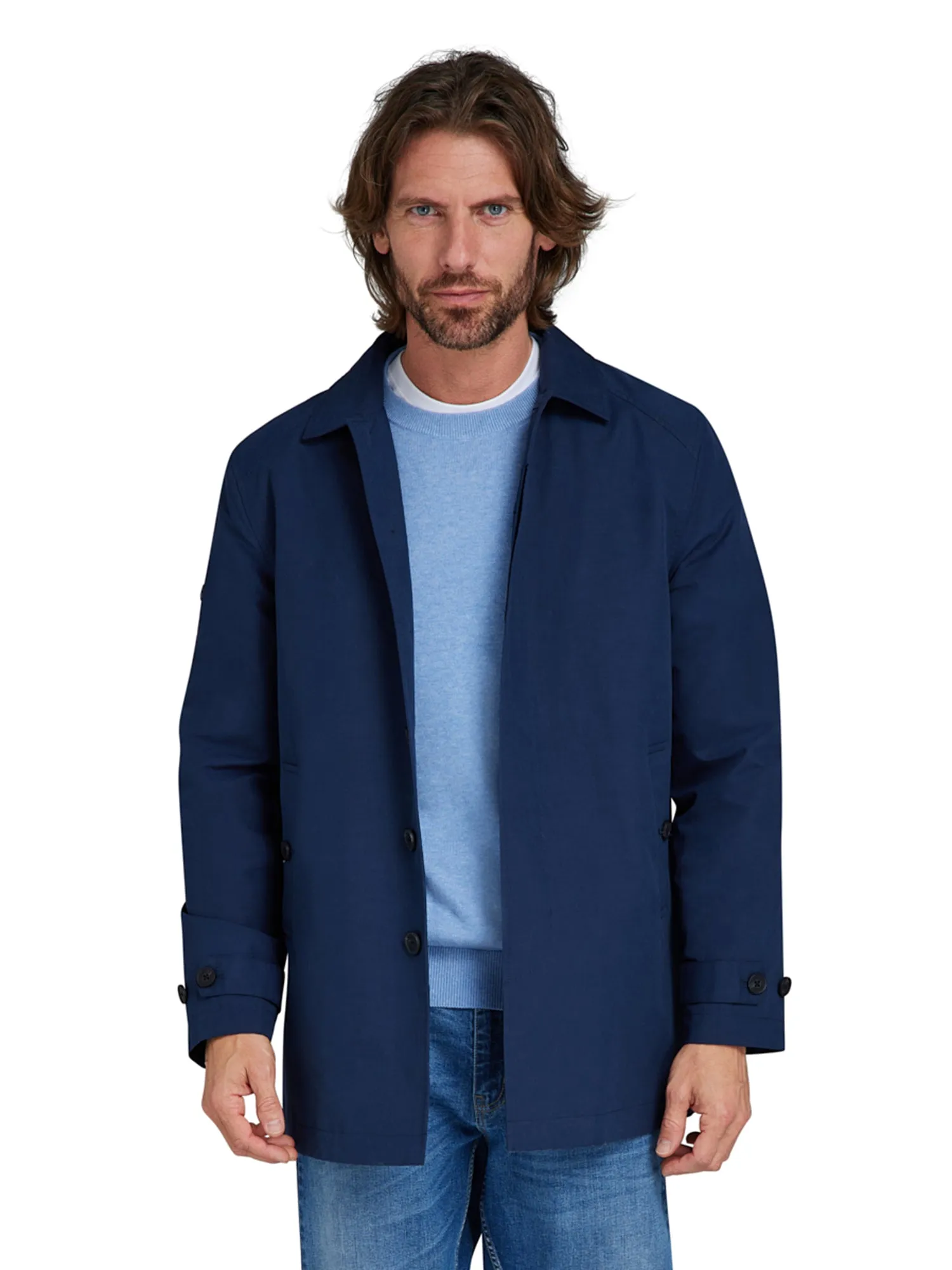 Car Coat - Navy