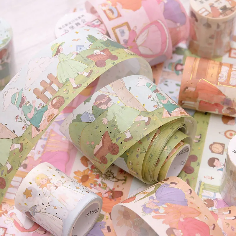 Cartoon Fairy Tale Hot Stamping Washi Tape