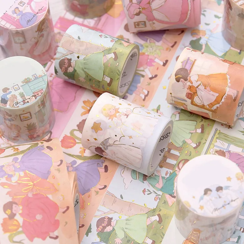 Cartoon Fairy Tale Hot Stamping Washi Tape