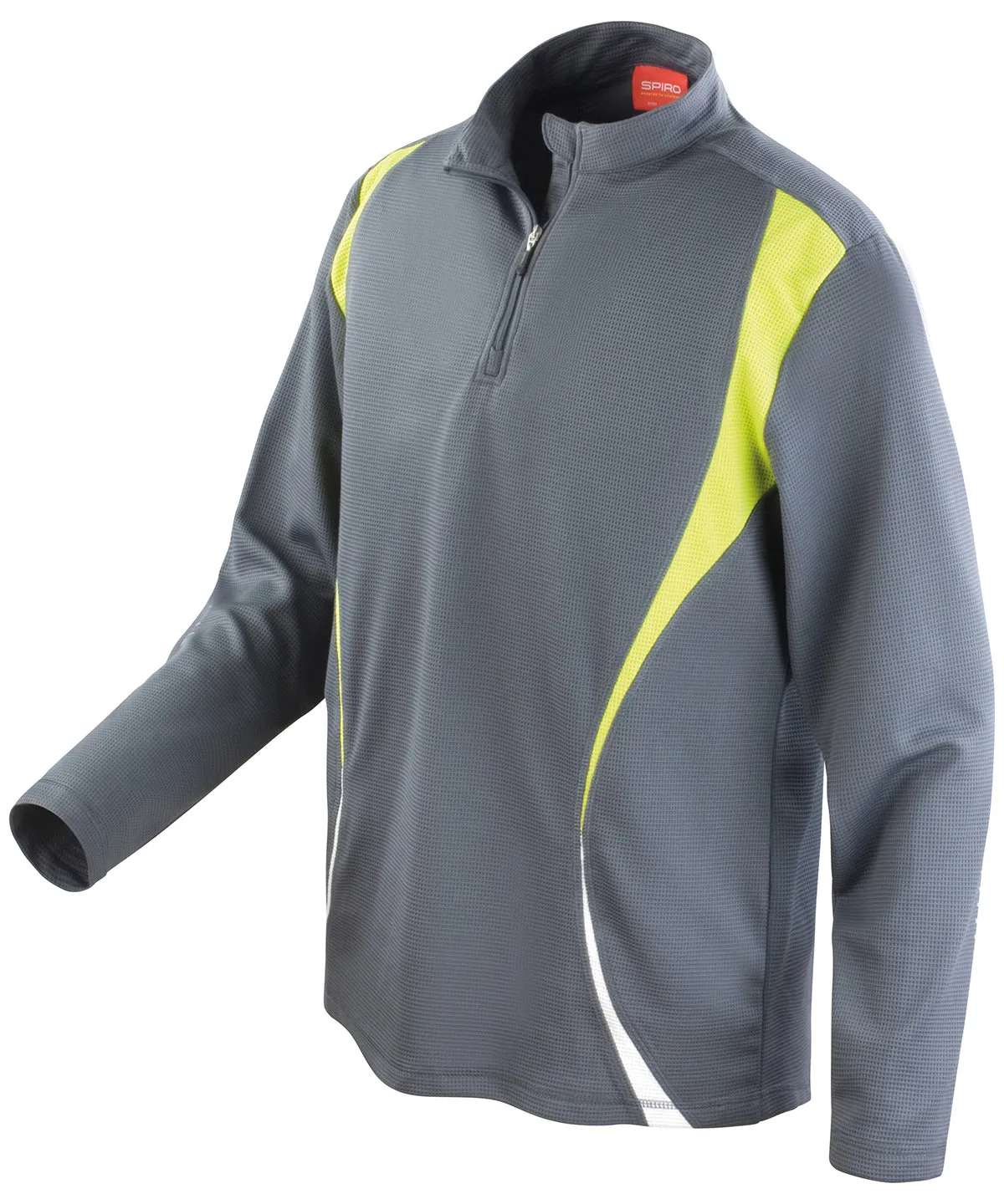 Charcoal/Lime/White - Spiro trial training top