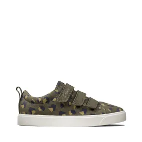 Clarks City Vibe Olive Camo