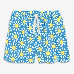 Clearance beach short in cutout suns