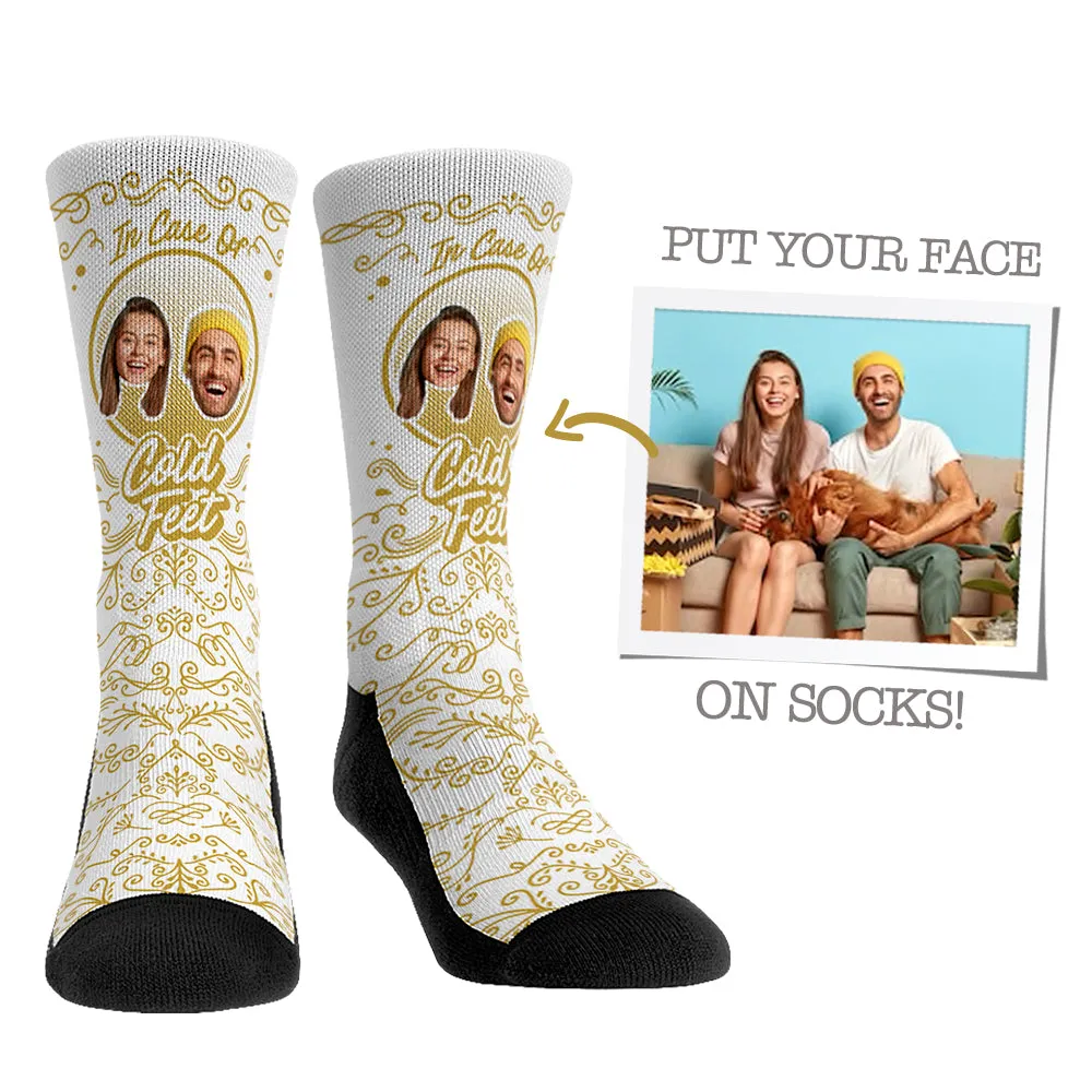 Custom Face Socks - In Case of Cold Feet