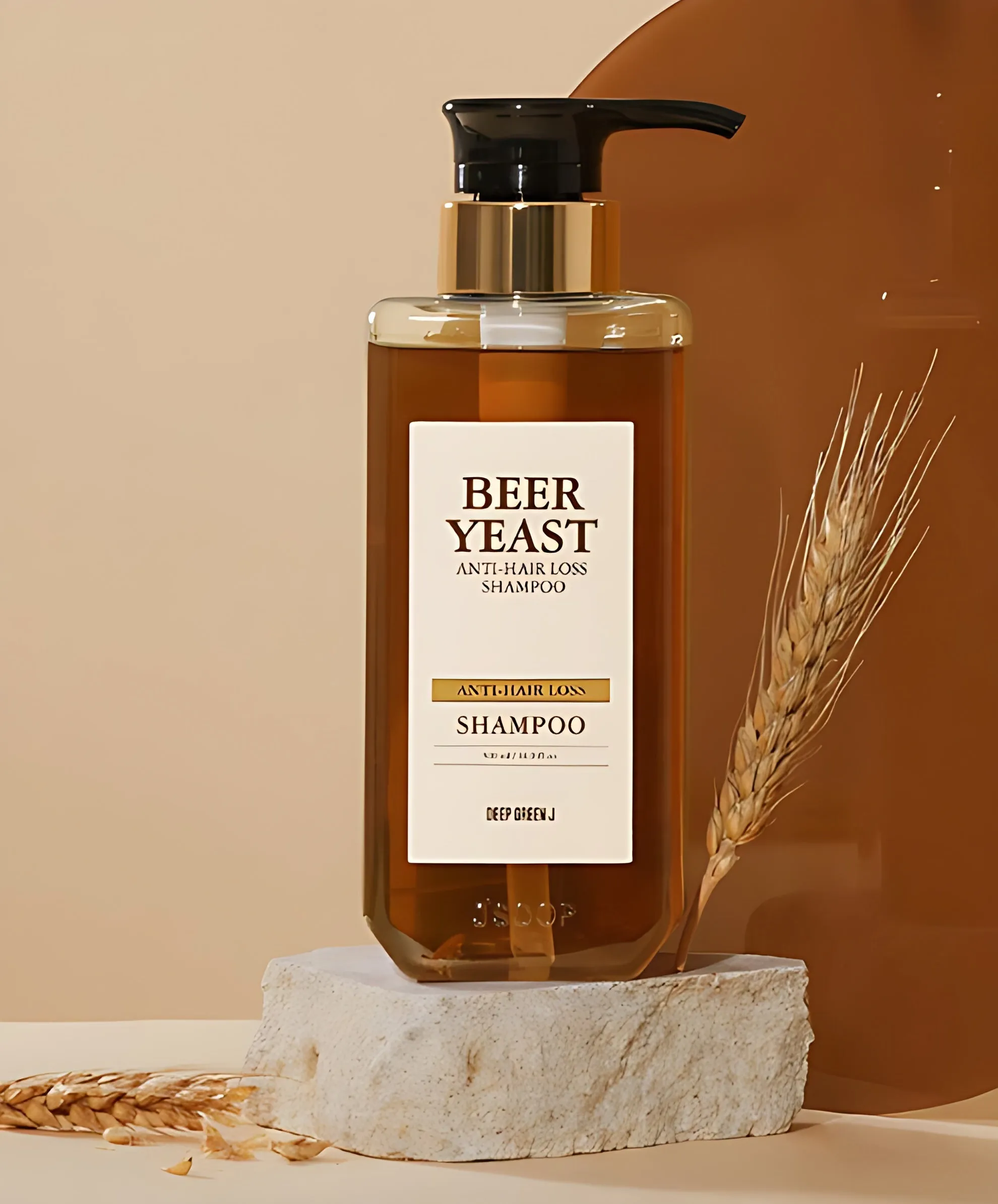 DEEP GREEN J Beer Yeast Anti Hair Loss Shampoo 500ml