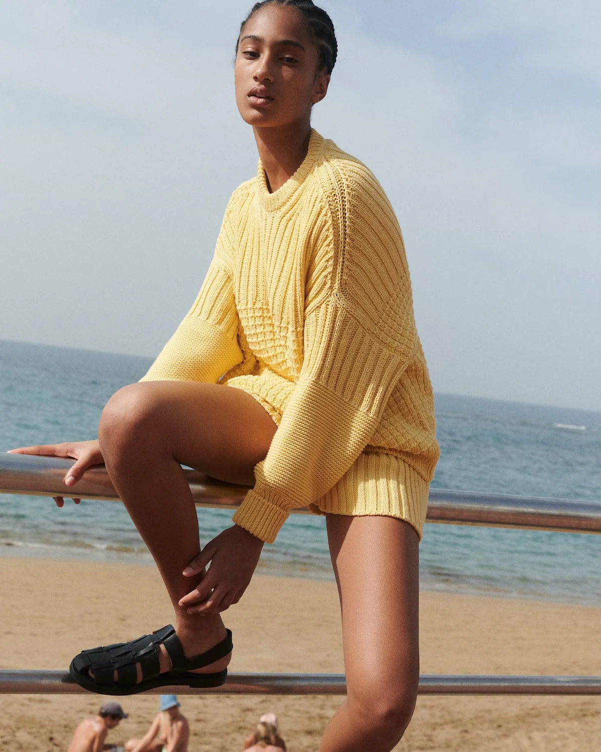 Delčia: Lemon Cotton Sweater