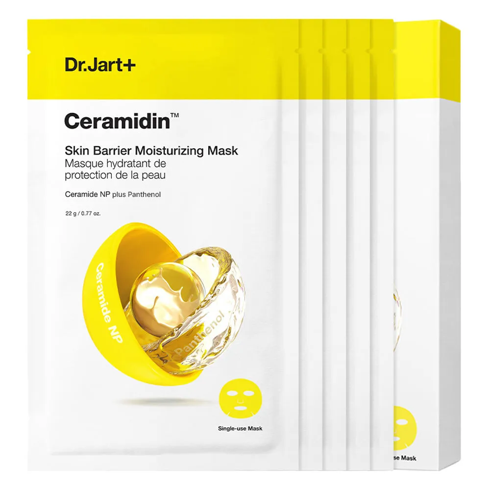 Dr.Jart  Ceramidin Skin Barrier Moisturizing Mask 22g x 5 Sheets