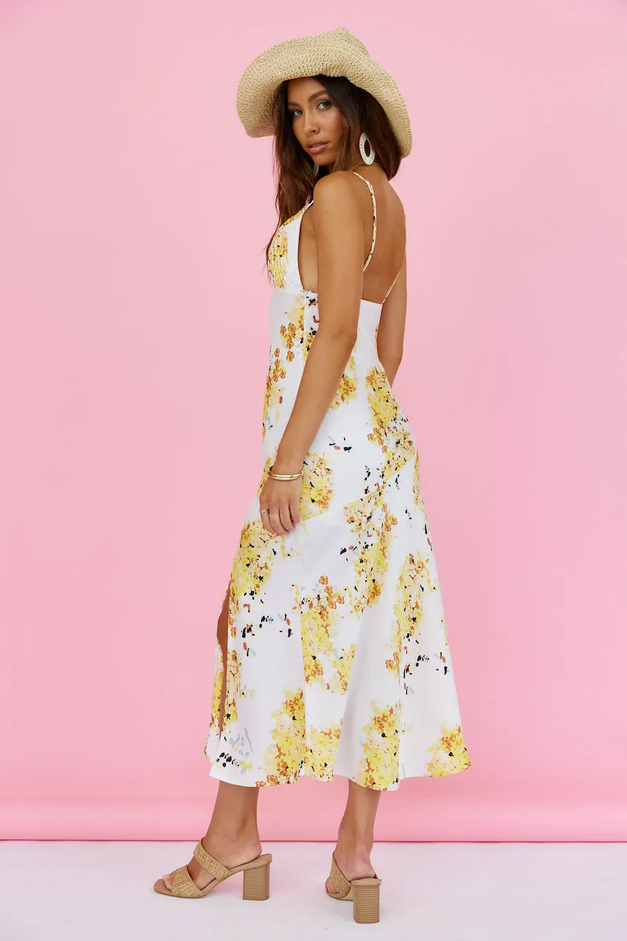 Embarkment Maxi Dress Yellow