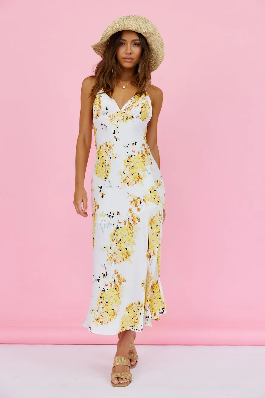 Embarkment Maxi Dress Yellow