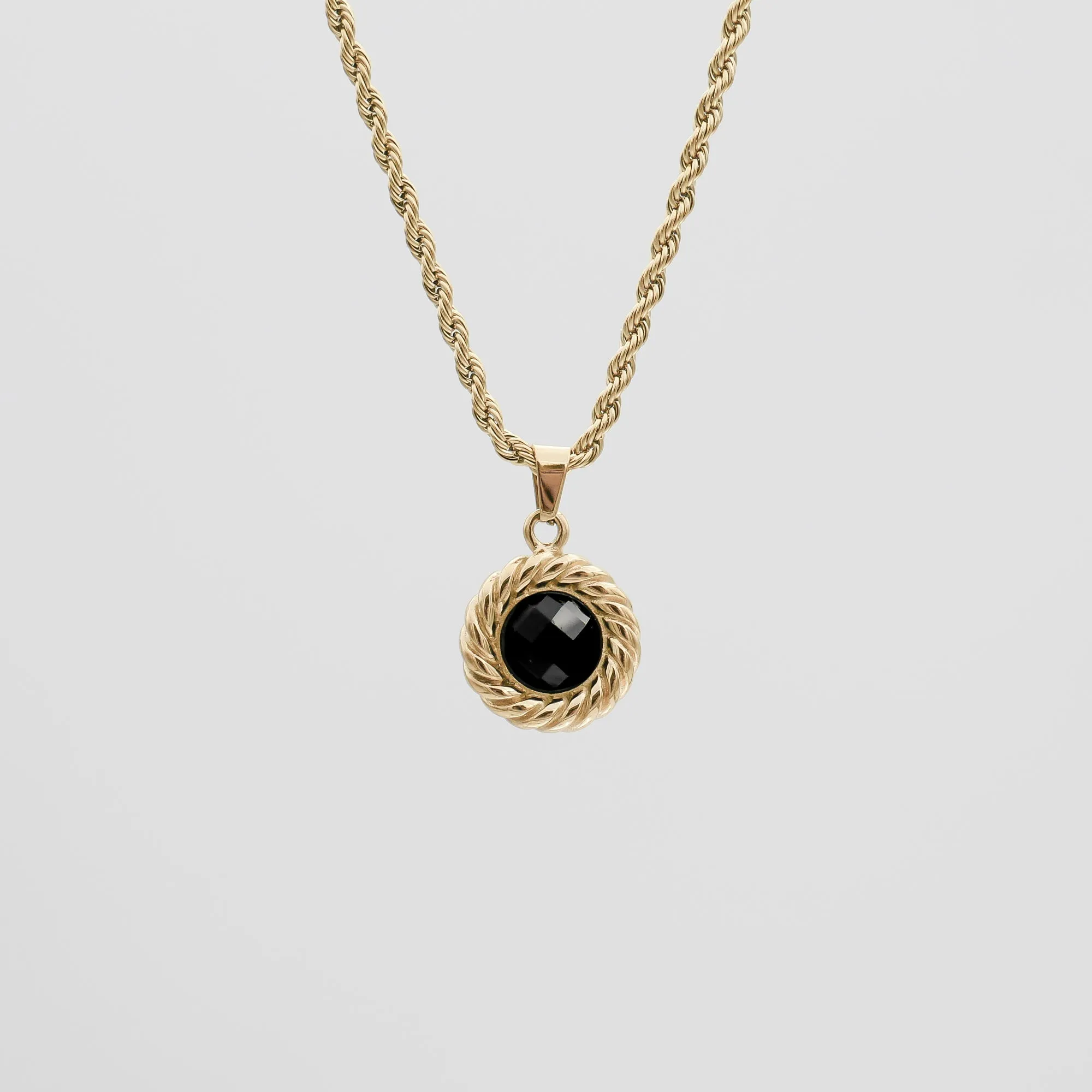 Esme Onyx Round Necklace