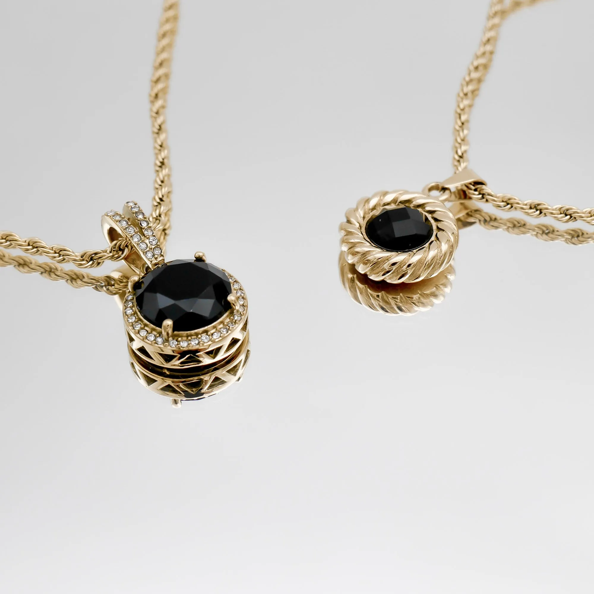 Esme Onyx Round Necklace