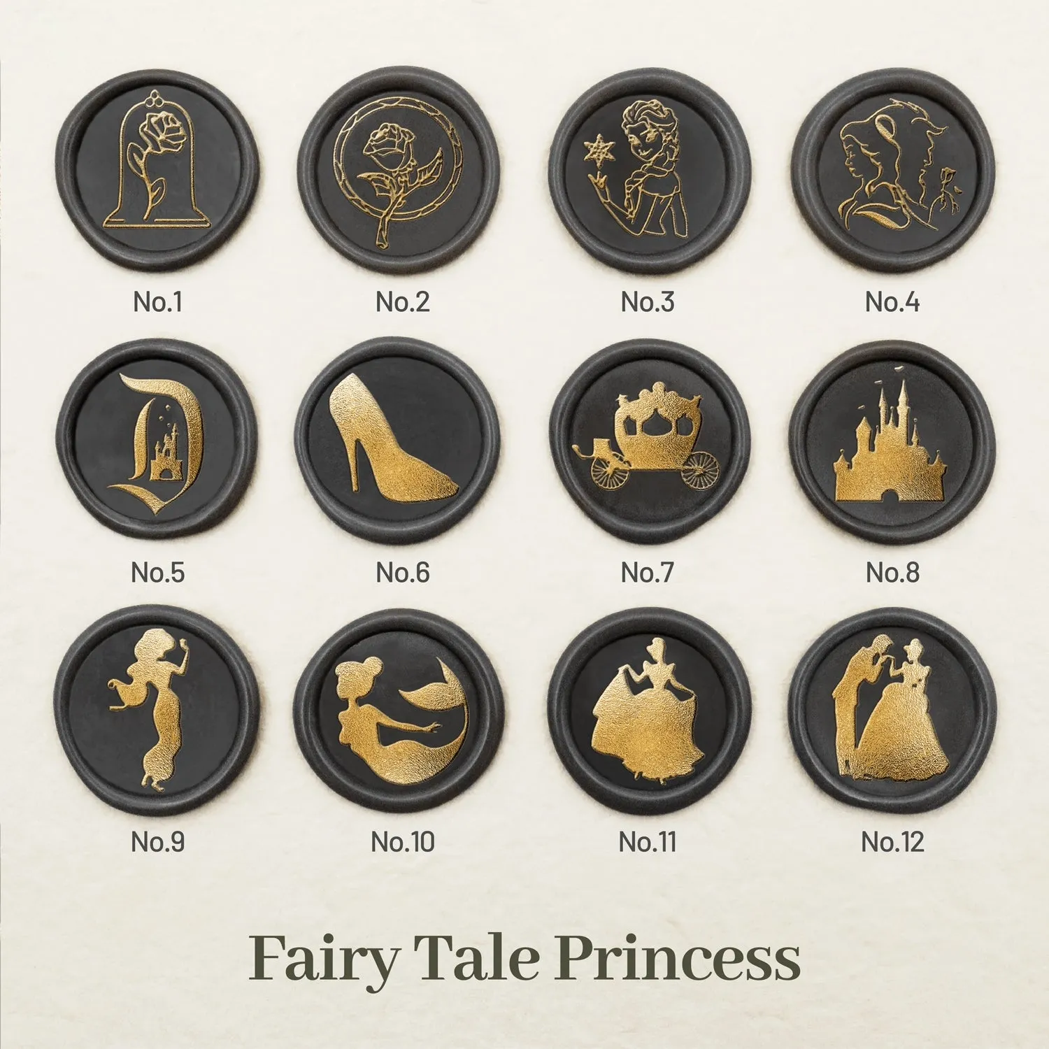 Fairy Princess Wax Seal Stamp (12 Designs)