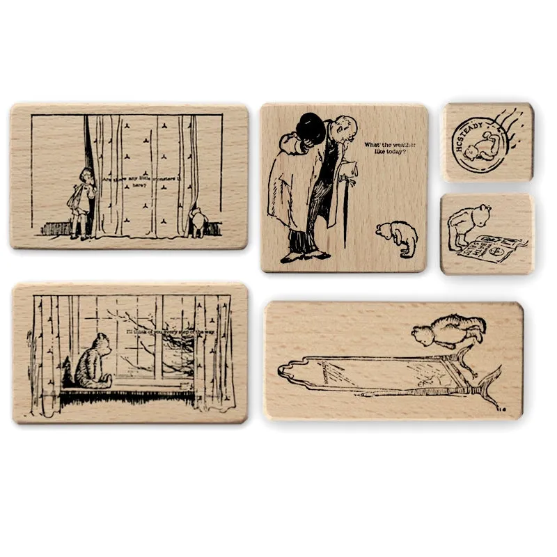 Fairy Tale Bear Rubber Stamp