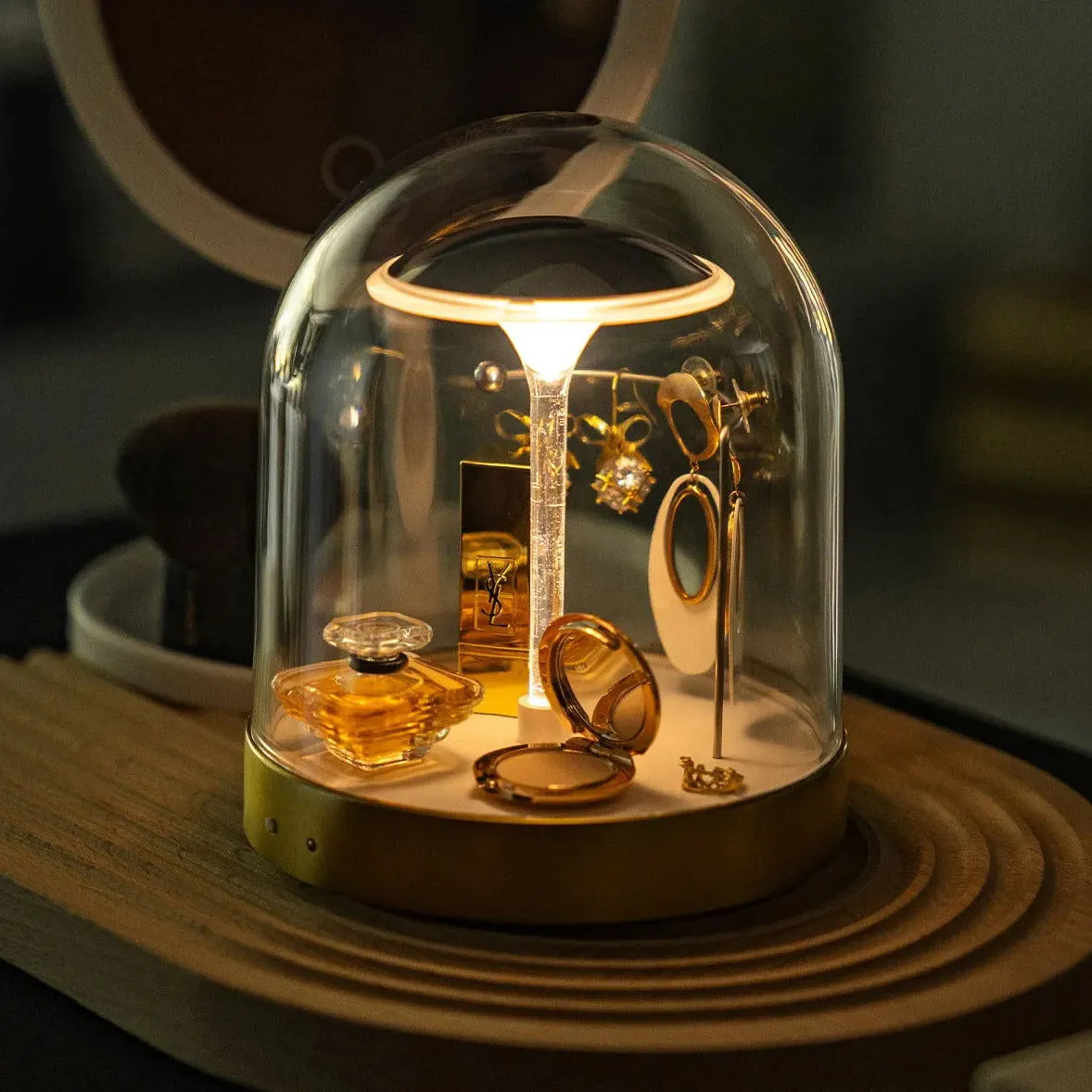 Fairy Tale Glass Dome LED Decorative Table Ambient Lamp