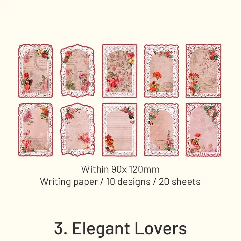 Forest Elf Series Flower Fairy Lace Decorative Paper