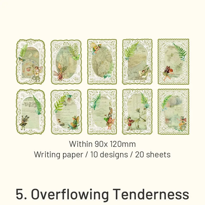 Forest Elf Series Flower Fairy Lace Decorative Paper