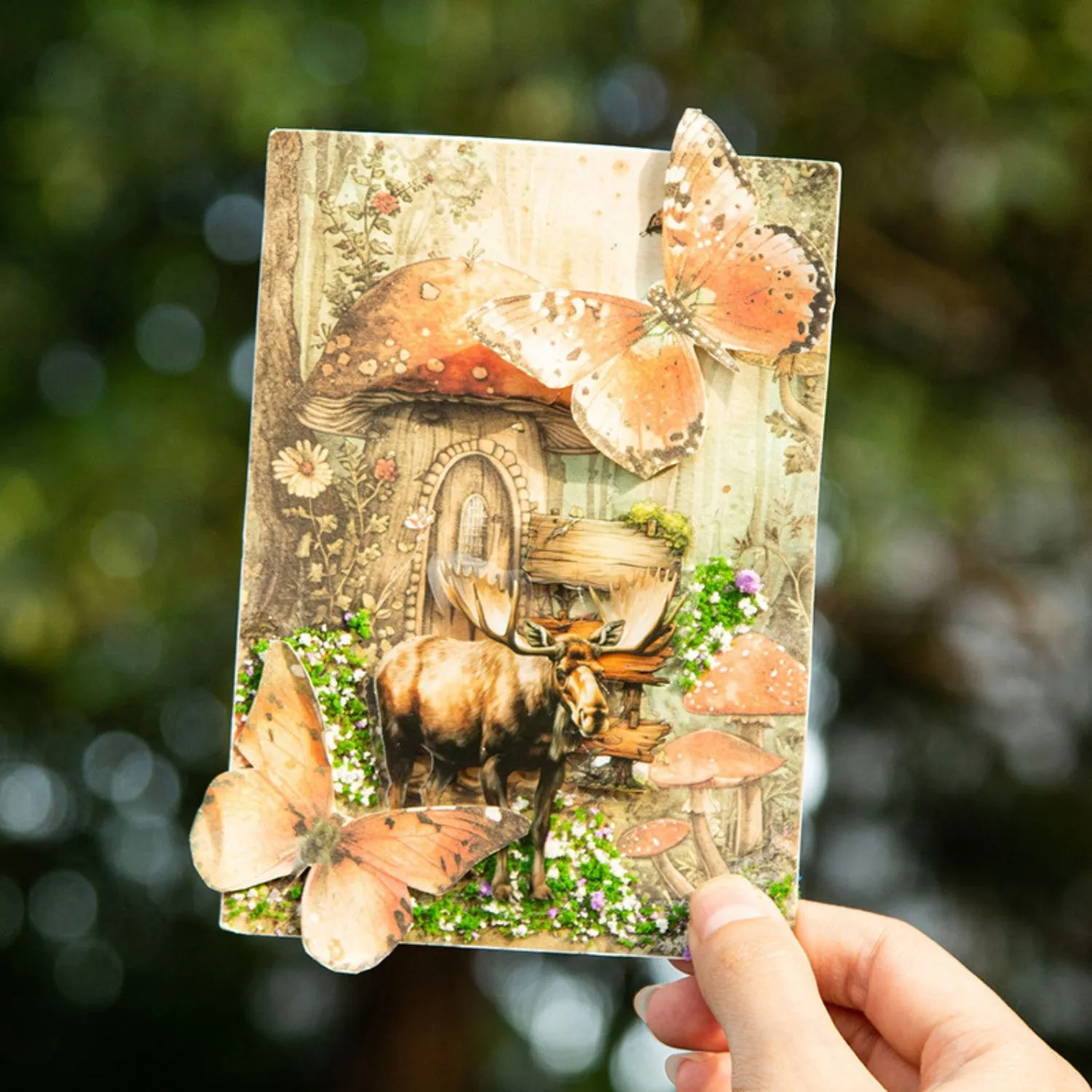 Forest Fantasy Series Fantasy Forest Theme Decorative Material Paper