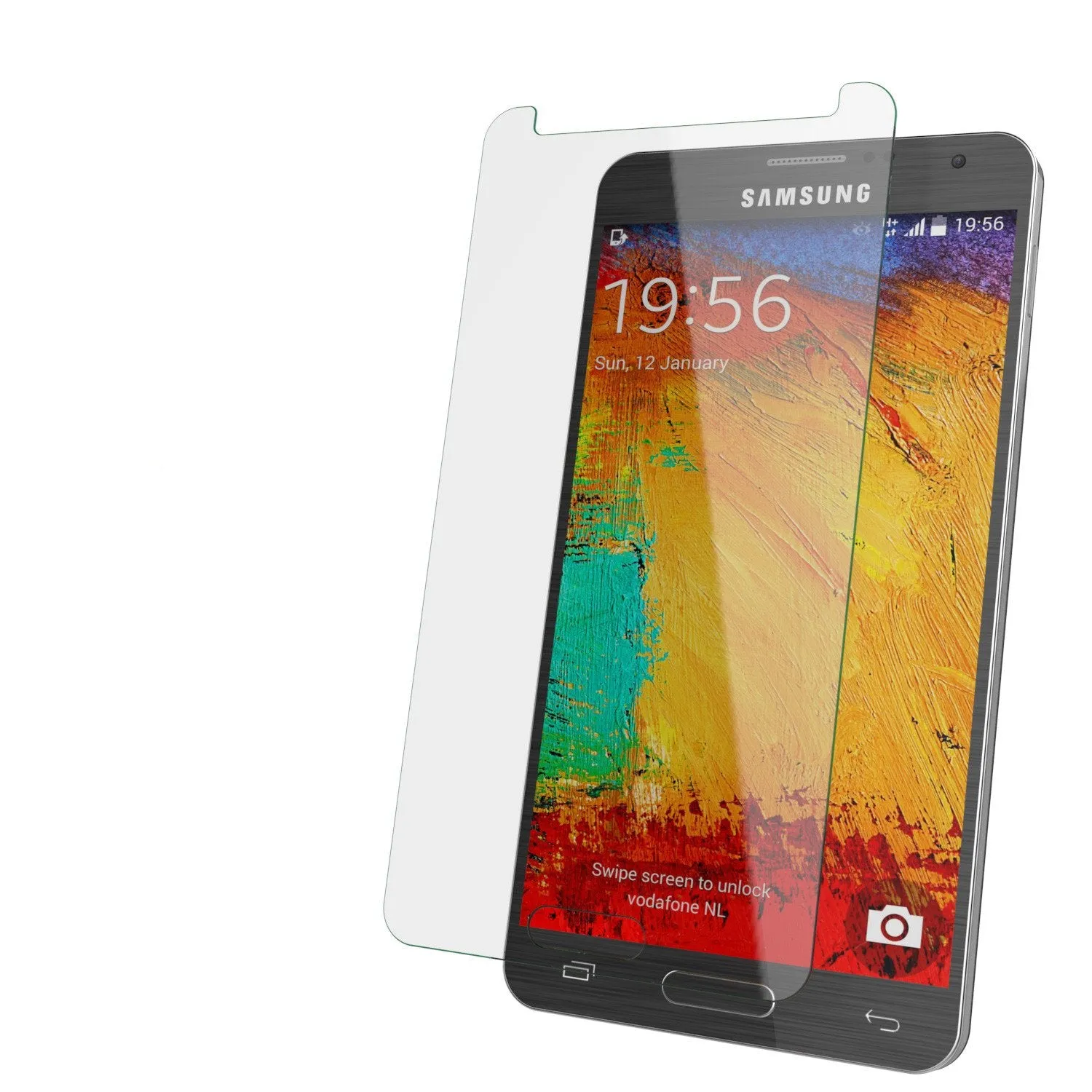 Galaxy Note 3 Punkcase Glass SHIELD Samsung Tempered Glass Screen Protector 0.33mm Thick 9H Glass