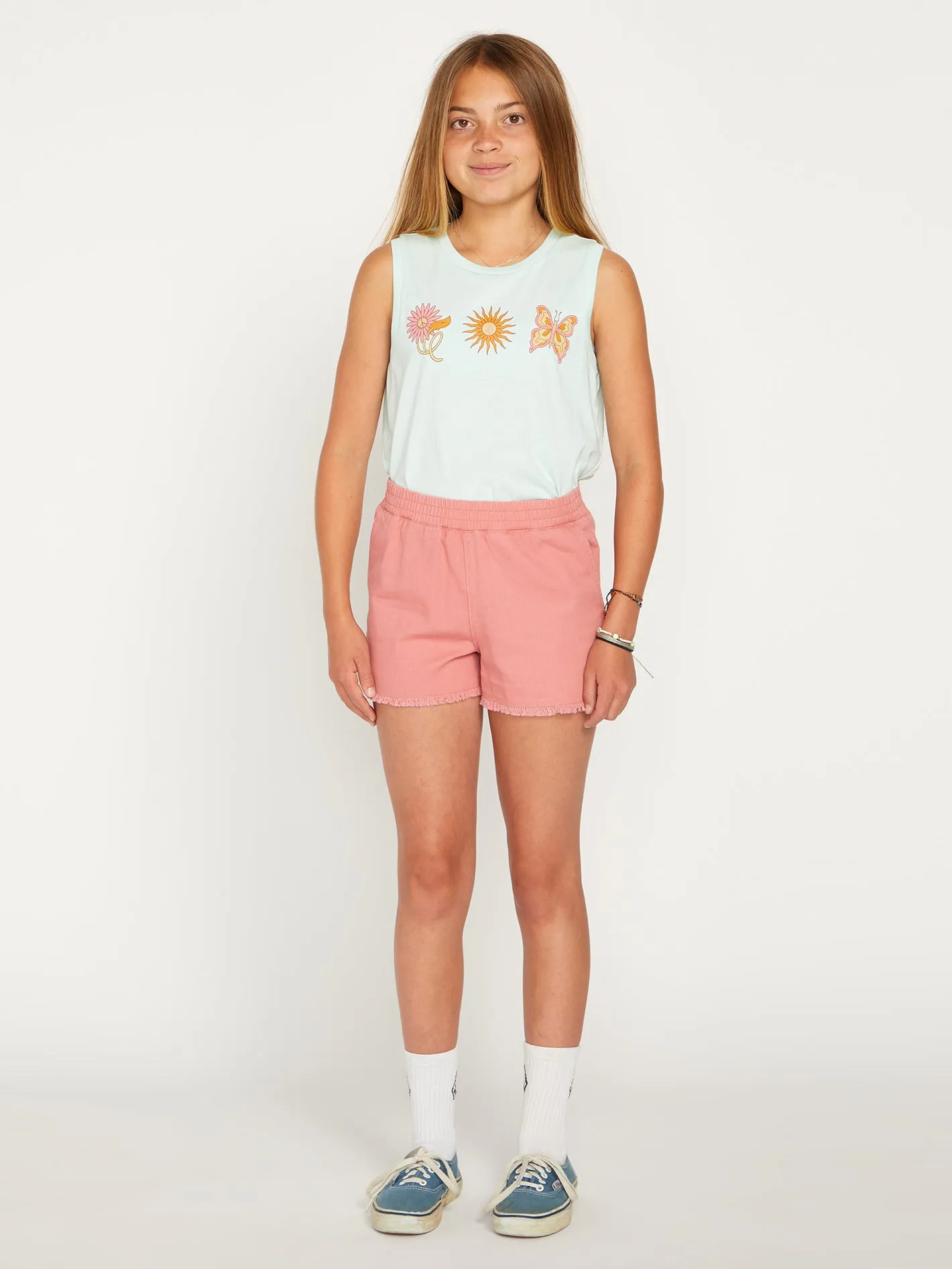 Girls Strutin Stone Shorts - Desert Pink