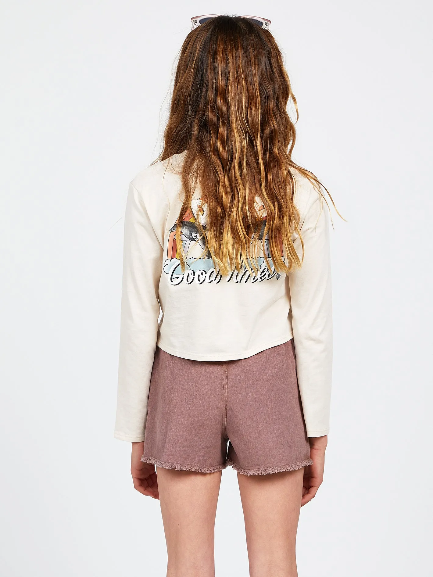 Girls Strutin Stone Shorts - Raisin