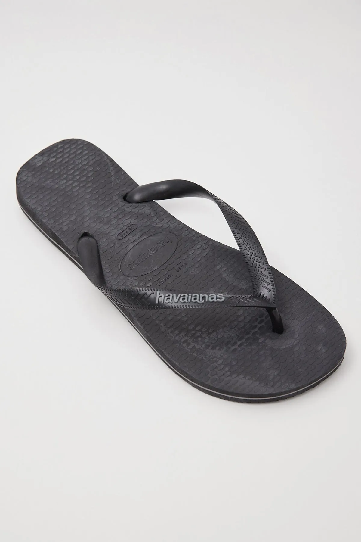 Havaianas Rubber Logo Black/Black/Grey