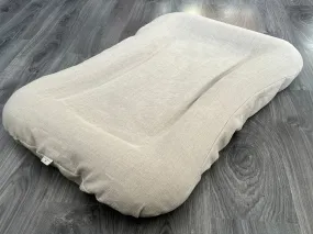 Hemp Linen Pet Bed Mat Pad Cushion Removable Washable Linen Cover Organic Hemp Fiber Filler Natural Linen Fabric Padded for Dog