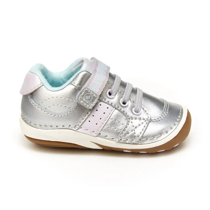 Infant Girl Stride Rite Soft Motion Artie Silver