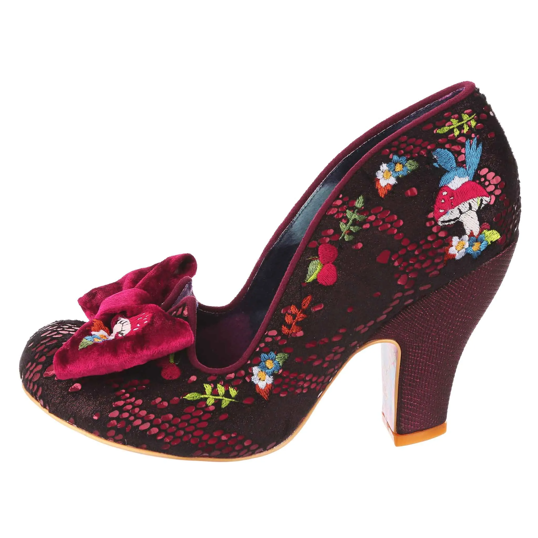 Irregular Choice Womens All Friends Together High Heel - Red