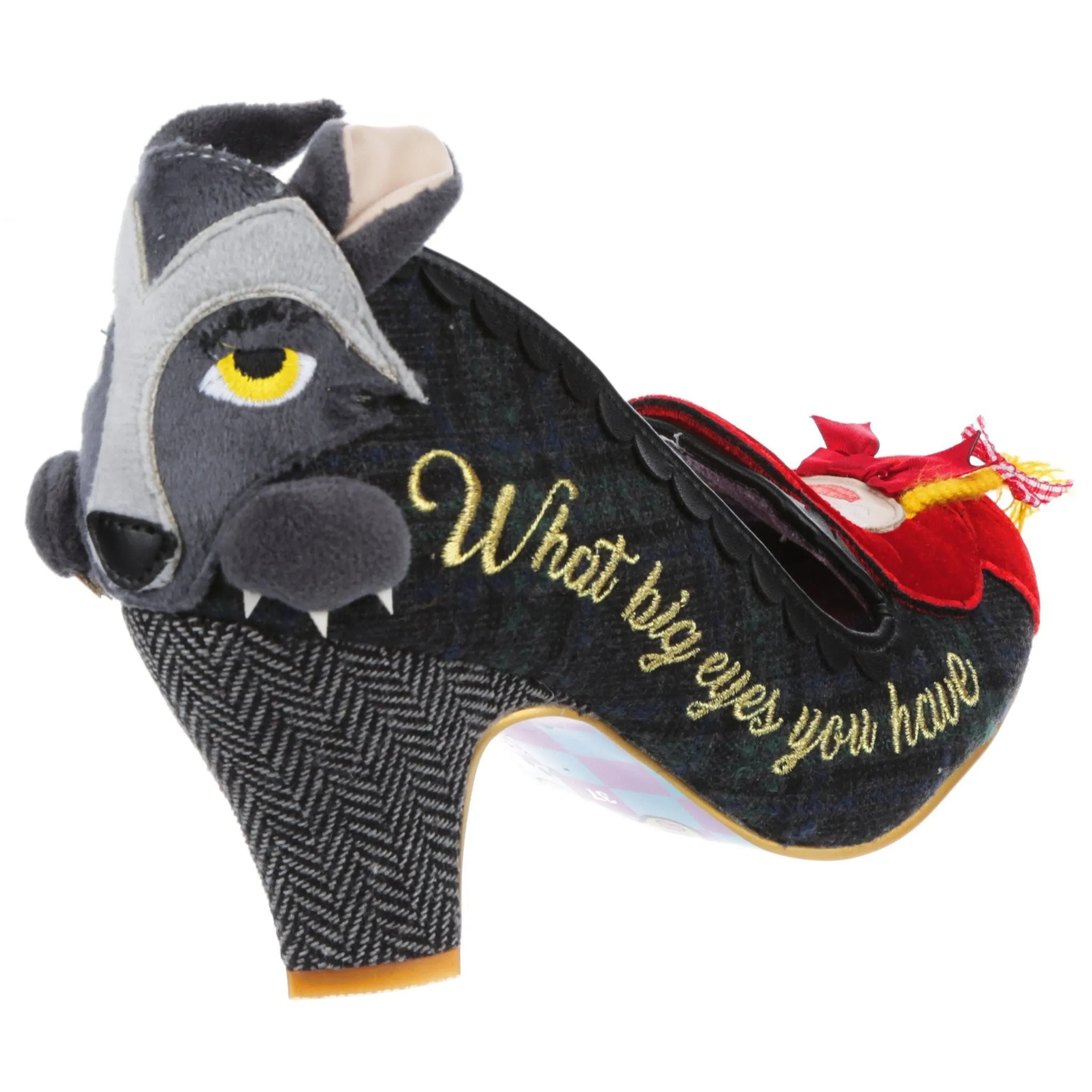 Irregular Choice Womens Visiting Grandma High Heel - Black