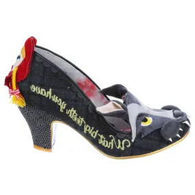 Irregular Choice Womens Visiting Grandma High Heel - Black