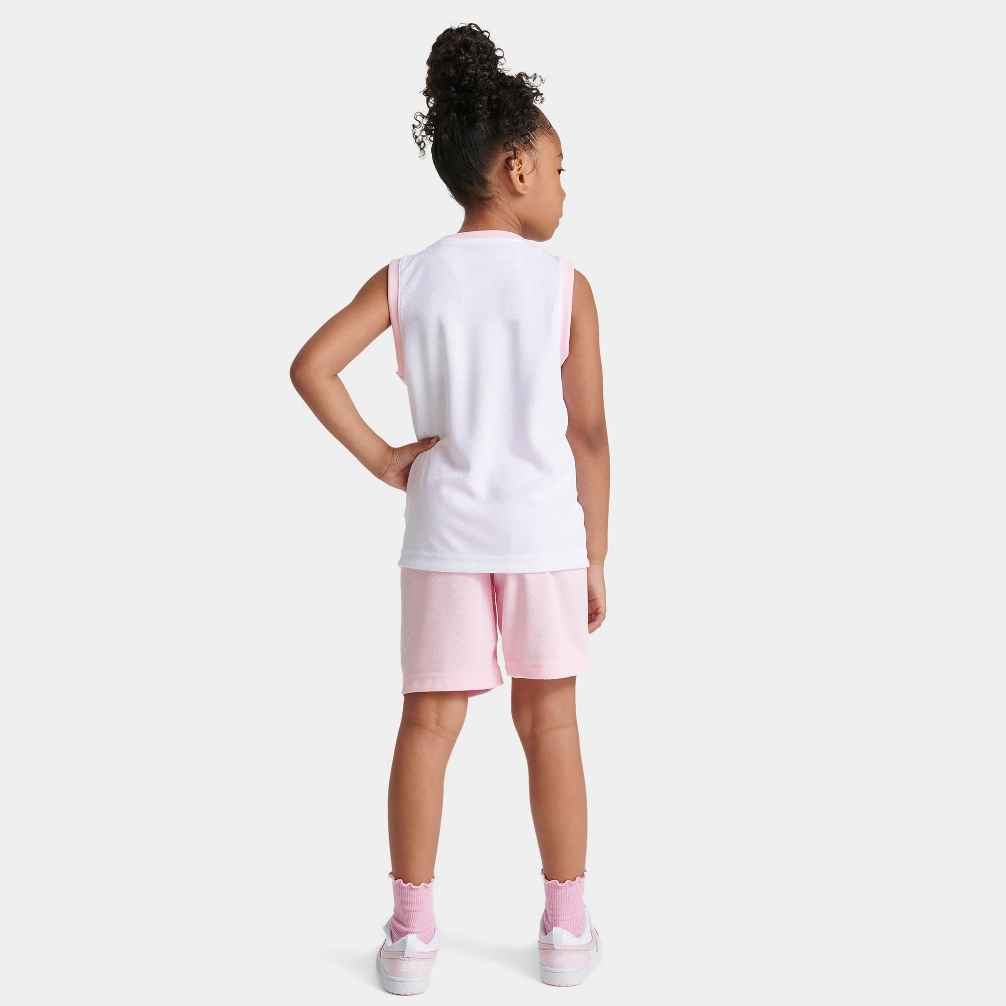 Jordan Child Girls' AJ23 Jersey and Shorts Set White / Pink